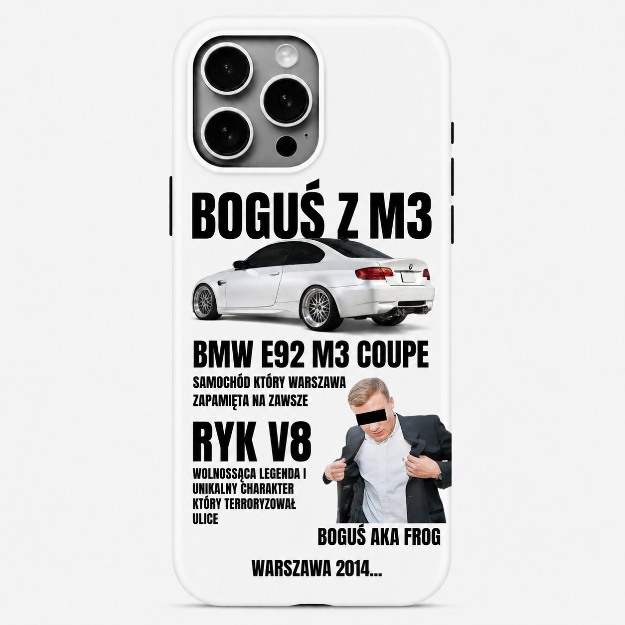 CASE BMW M3 E92 BOGUŚ EDITION
